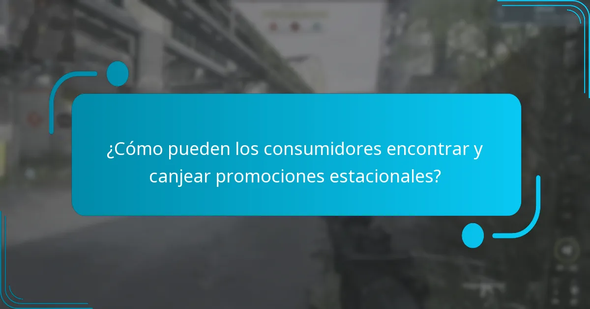 ¿Qué tipos de promociones estacionales son las más populares?
