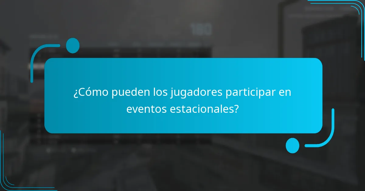 ¿Qué objetos únicos se pueden ganar en los eventos estacionales?