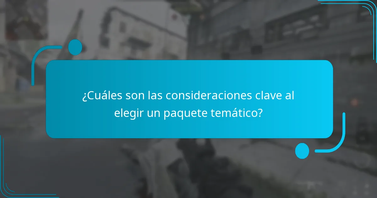¿Cómo se comparan los paquetes temáticos con las compras de artículos individuales?