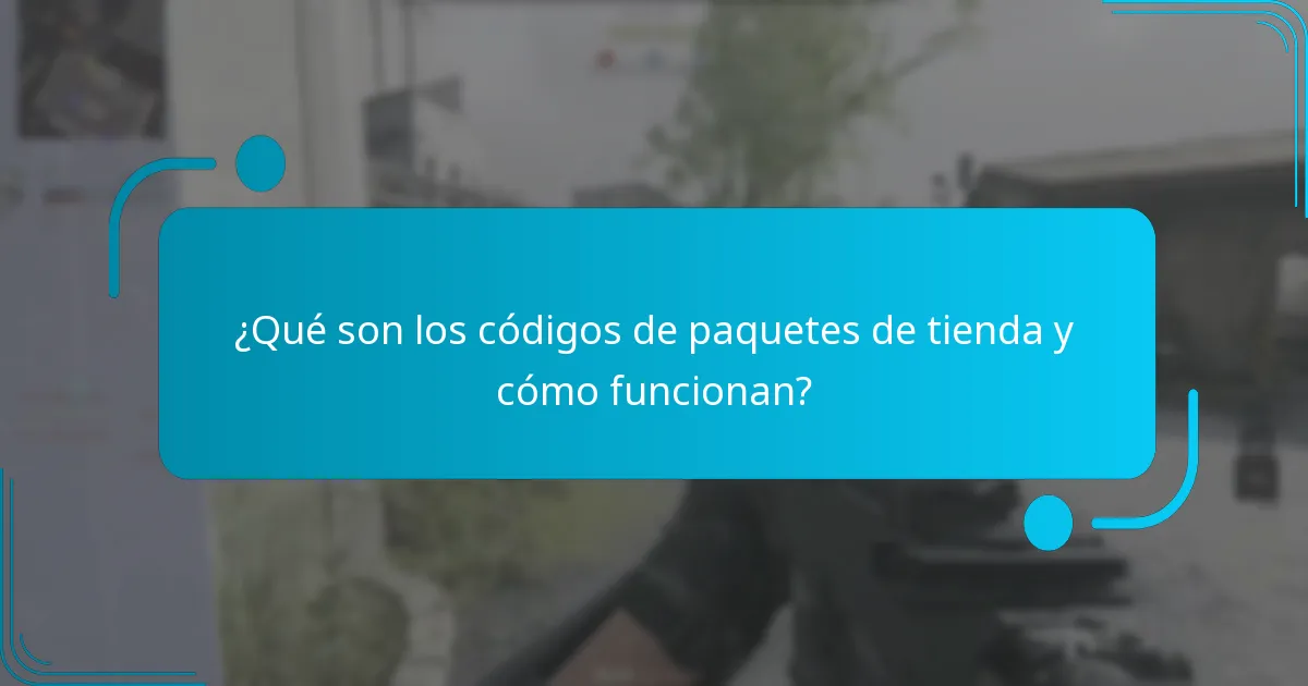 ¿Cómo aplicar y canjear códigos de paquetes de tienda de manera efectiva?